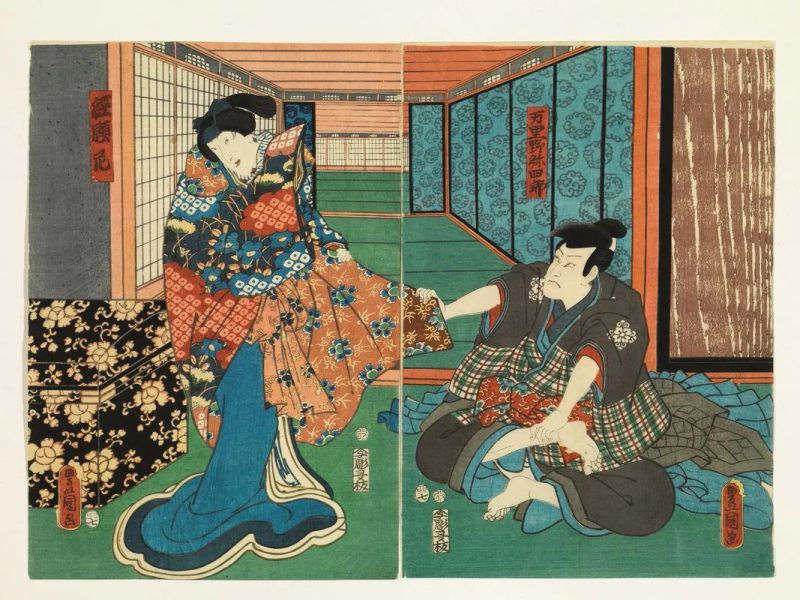 Utagawa Kunisada  - Asta Stampe e disegni dal XVI al XX secolo - Pandolfini Casa d'Aste