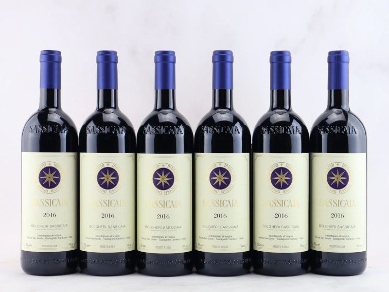 



Sassicaia Tenuta San Guido 2016  - Asta ALCHIMIA - Vini Pregiati e da Collezione - Pandolfini Casa d'Aste