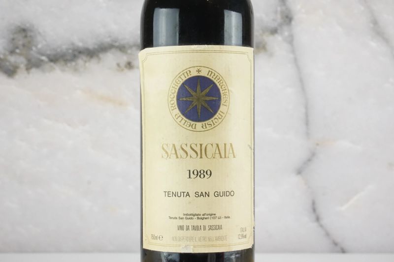 Sassicaia Tenuta San Guido 1989  - Auction Smart Wine 2.0 | Online Auction - Pandolfini Casa d'Aste