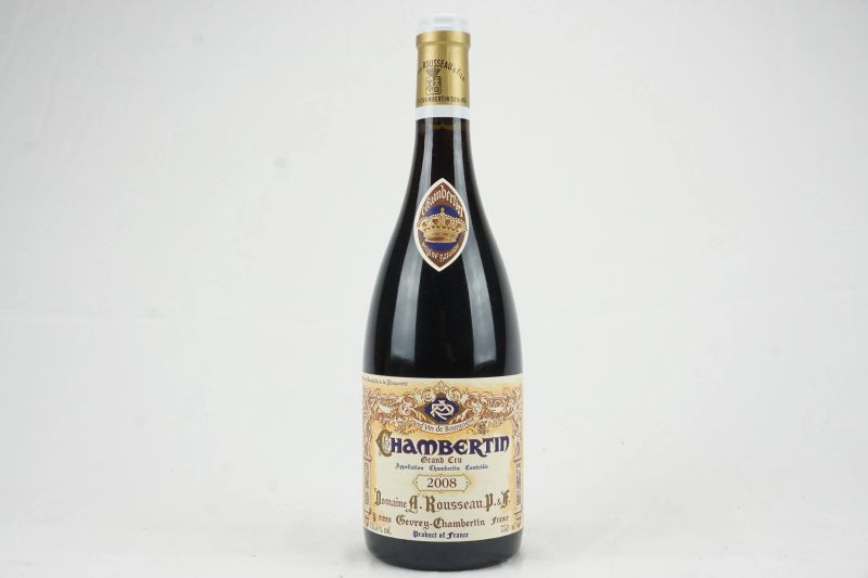      Chambertin Domaine Armand Rousseau 2008   - Auction Il Fascino e l'Eleganza - A journey through the best Italian and French Wines - Pandolfini Casa d'Aste