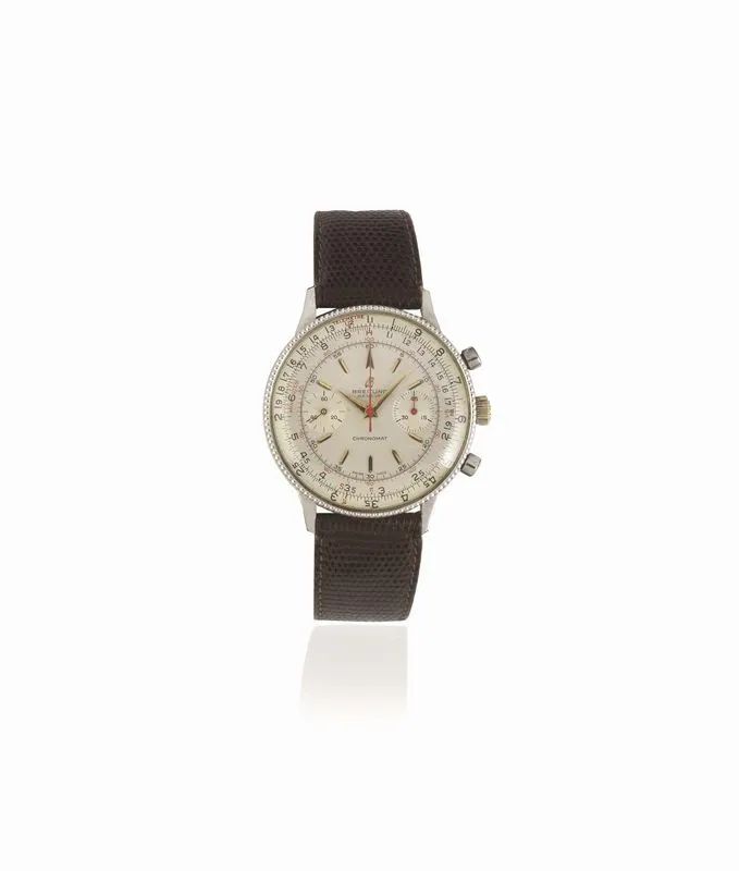 OROLOGIO DA POLSO CON CRONOGRAFO BREITLING CHRONOMAT, REF. 808, CASSA N. 1'014’620, 1965 CIRCA, IN ACCIAIO E ACCIAIO PLACCATO ORO  - Auction watches - II - Pandolfini Casa d'Aste