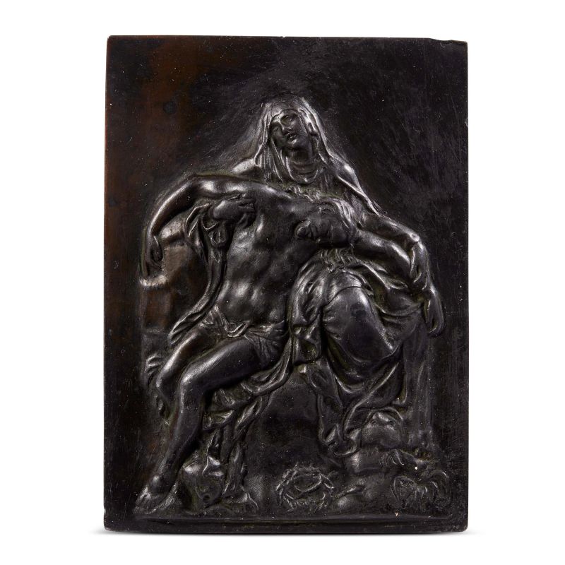 



Central Italy, third quarter 16th century, Piet&agrave;, bronze  - Auction PLAQUETTES, MEDALS, AND SMALL BRONZE SCULPTURES FROM THE COLLECTION OF MARIO SCAGLIA AND OTHER PROVENANCES - Pandolfini Casa d'Aste