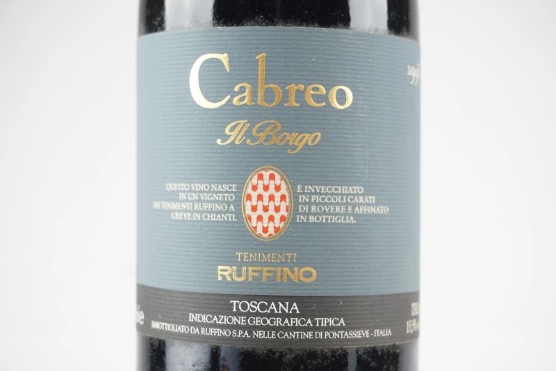      Cabreo Il Borgo Ruffino 1995   - Asta ASTA A TEMPO | Smart Wine & Spirits - Pandolfini Casa d'Aste