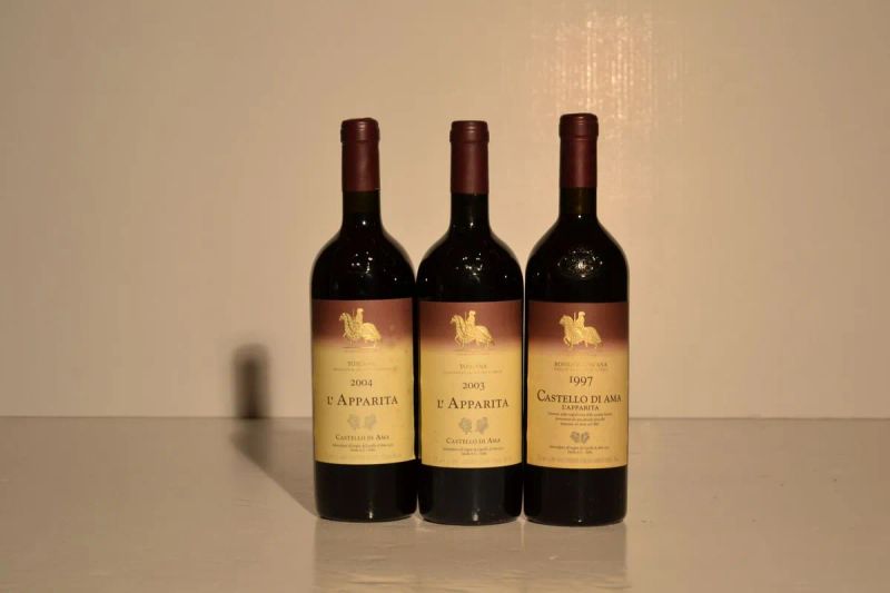 L&rsquo;Apparita Castello di Ama  - Auction Finest and Rarest Wines - Pandolfini Casa d'Aste
