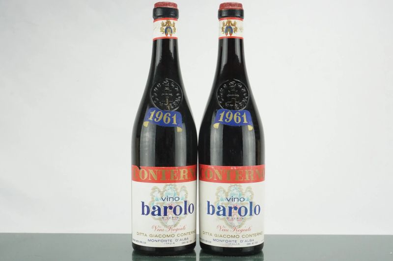 Barolo Riserva Giacomo Conterno 1961  - Auction L'Essenziale - Fine and Rare Wine - Pandolfini Casa d'Aste