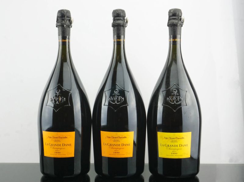 La Grande Dame Veuve Clicquot Ponsardin 1990  - Auction AS TIME GOES BY | Fine and Rare Wine - Pandolfini Casa d'Aste