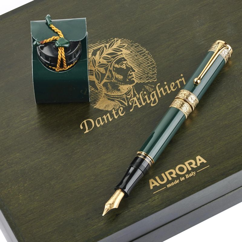 Aurora : AURORA "DANTE ALIGHIERI" PENNA STILOGRAFICA EDIZIONE LIMITATA N. 1563/1919  - Auction WATCHES AND PENS - Pandolfini Casa d'Aste