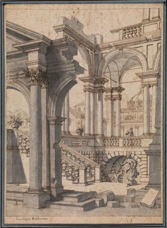 Galli Bibiena, Giuseppe  - Asta Stampe e disegni dal XVI al XX secolo - Pandolfini Casa d'Aste