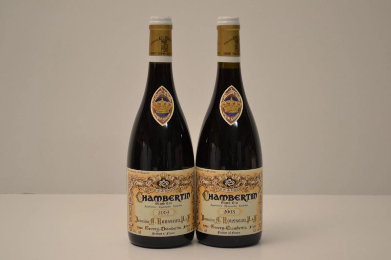 Chambertin Domaine Armand Rousseau 2003  - Auction  An Exceptional Selection of International Wines and Spirits from Private Collections - Pandolfini Casa d'Aste