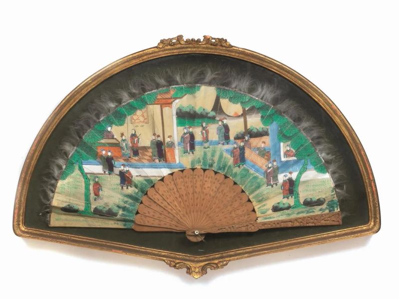 VENTAGLIO, CINA, DINASTIA QING, SEC. XIX  - Auction Asian Art - Pandolfini Casa d'Aste