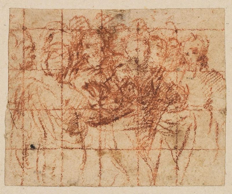      Giovanni Antonio de' Sacchi, detto Pordenone   - Asta Opere su carta: disegni, dipinti e stampe dal secolo XV al XIX - Pandolfini Casa d'Aste