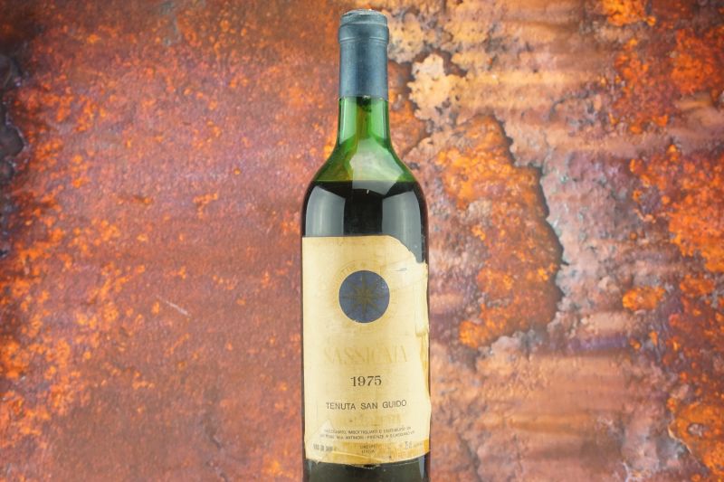 Sassicaia Tenuta San Guido 1975  - Asta Smart Wine 2.0 | Summer Edition - Pandolfini Casa d'Aste