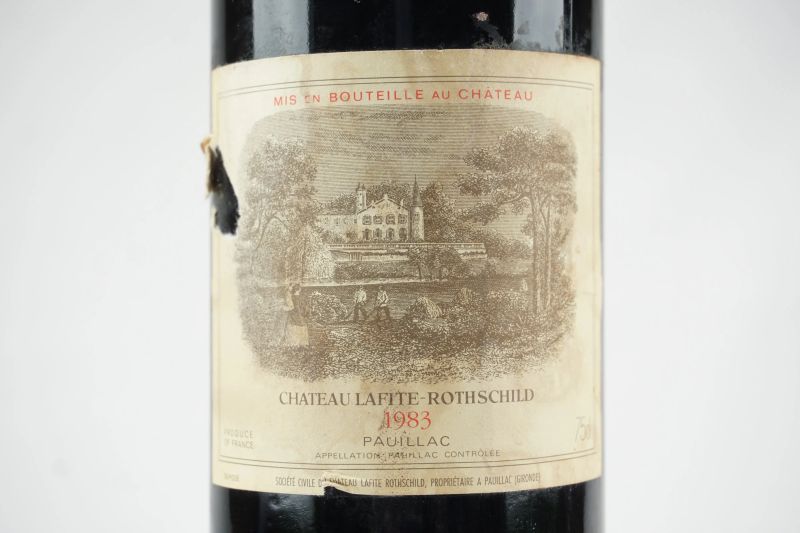      Ch&acirc;teau Lafite Rothschild 1983   - Auction ONLINE AUCTION | Smart Wine & Spirits - Pandolfini Casa d'Aste