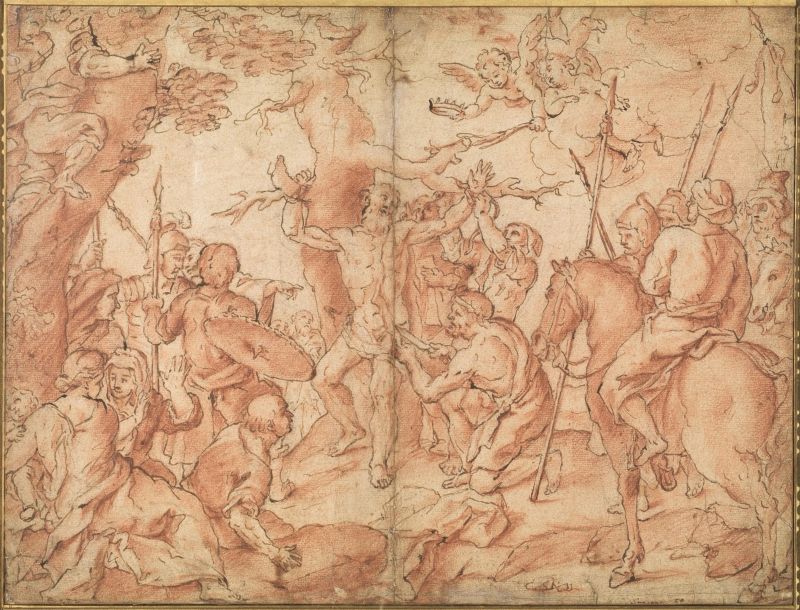 Scuola italiana, sec. XVII  - Auction Works on paper: 15th to 19th century drawings, paintings and prints - Pandolfini Casa d'Aste
