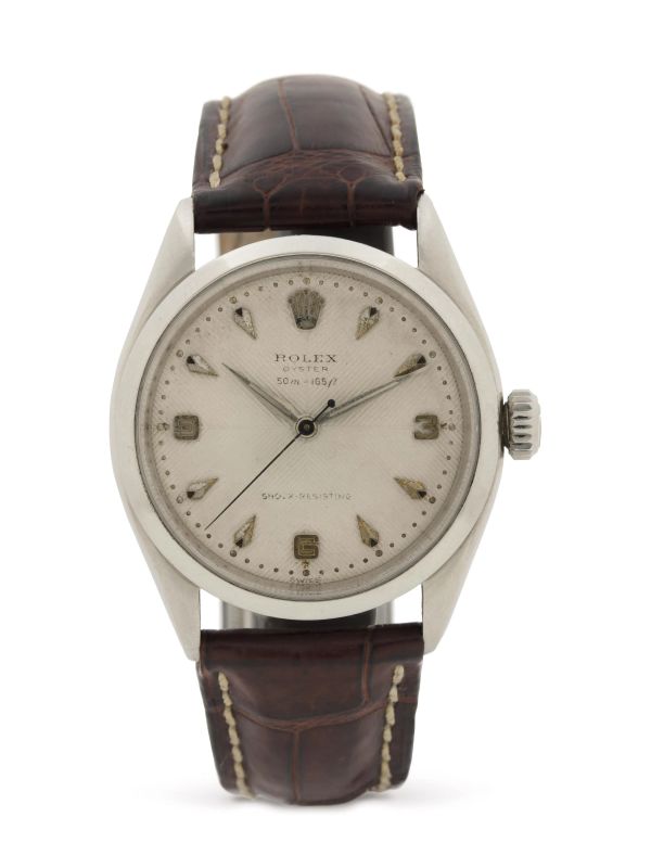 ROLEX OYSTER SHOCK RESISTING IN ACCIAIO REF.6484/6480 N.19432 ANNO 1957  - Auction FINE WATCHES - Pandolfini Casa d'Aste