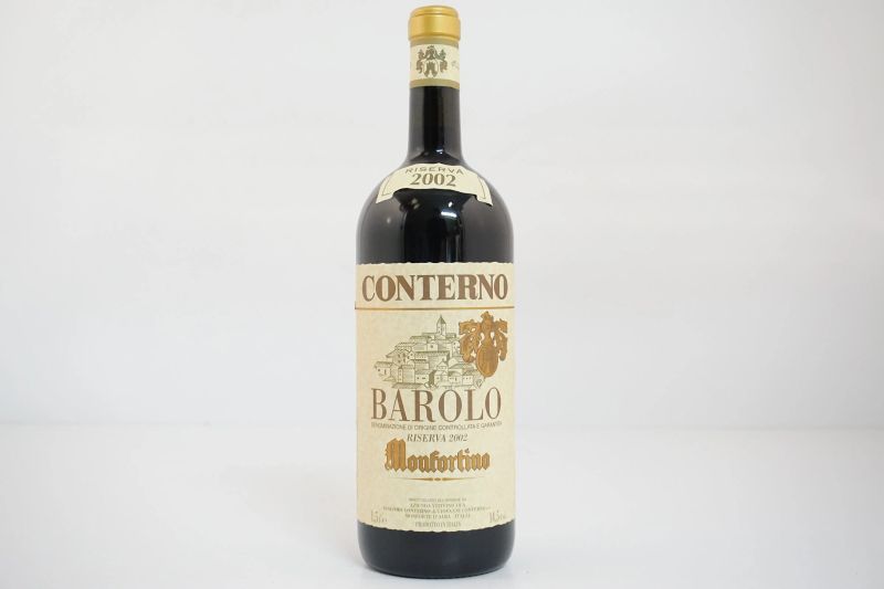 Barolo Monfortino Riserva Giacomo Conterno 2002  - Asta VINI PREGIATI E DISTILLATI DA COLLEZIONE - Pandolfini Casa d'Aste