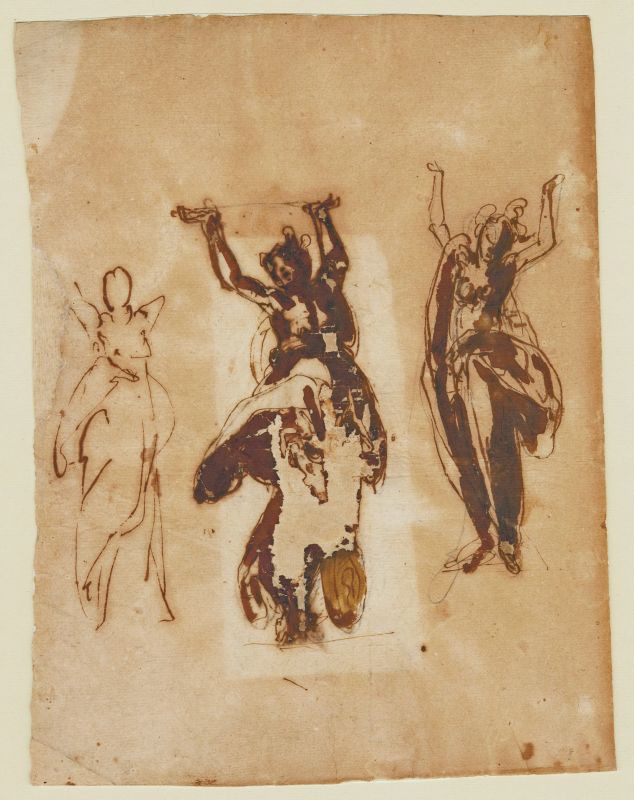 Scuola italiana, sec. XVII                                                  - Auction TIMED AUCTION | PAINTINGS, FURNITURE AND WORKS OF ART - Pandolfini Casa d'Aste