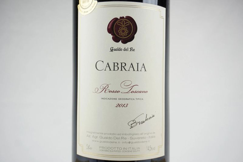 Cabraia Gualdo del Re 2013  - Auction ONLINE AUCTION | Smart Wine - Pandolfini Casa d'Aste