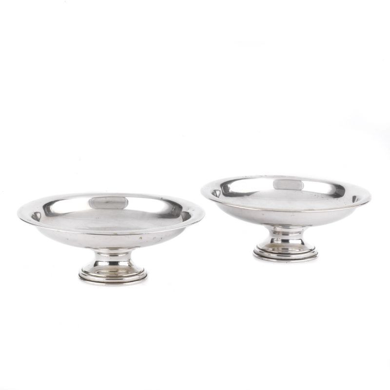 BRANDIMARTE, PAIR OF SILVER STAND, FLORENCE, 20TH CENTURY  - Auction TIME AUCTION| SILVER - Pandolfini Casa d'Aste