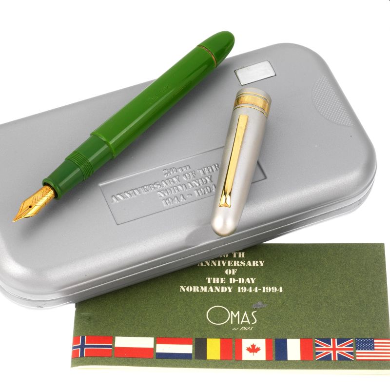 OMAS 50TH ANNIVERSARY OF THE D-DAY NORMANDY (1944-1994) LIMITED EDITION FOUNTAIN PEN N. 0417/5300, 1994  - Auction ONLINE AUCTION | COLLECTIBLE PENS - Pandolfini Casa d'Aste