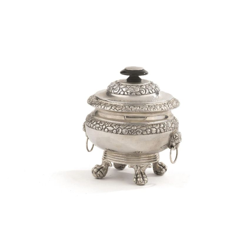 A LITTLE SILVER SUGAR BOWL, NAPLES, 1840 CIRCA  - Auction TIME AUCTION| SILVER - Pandolfini Casa d'Aste