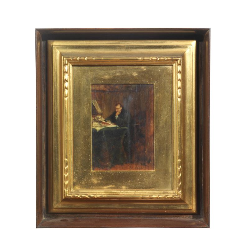 Stefano Ussi : Stefano Ussi  - Auction TIMED AUCTION | 19TH AND 20TH CENTURY PAINTINGS AND SCULPTURES - Pandolfini Casa d'Aste