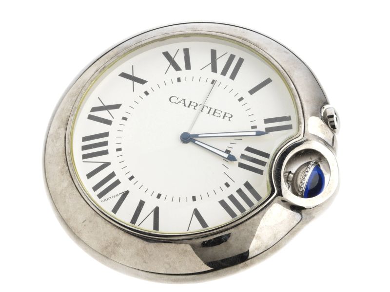 CARTIER BALLON BLEU OROLOGIO SVEGLIA DA TAVOLO  - Auction Jewels, watches, pens and silver - Pandolfini Casa d'Aste
