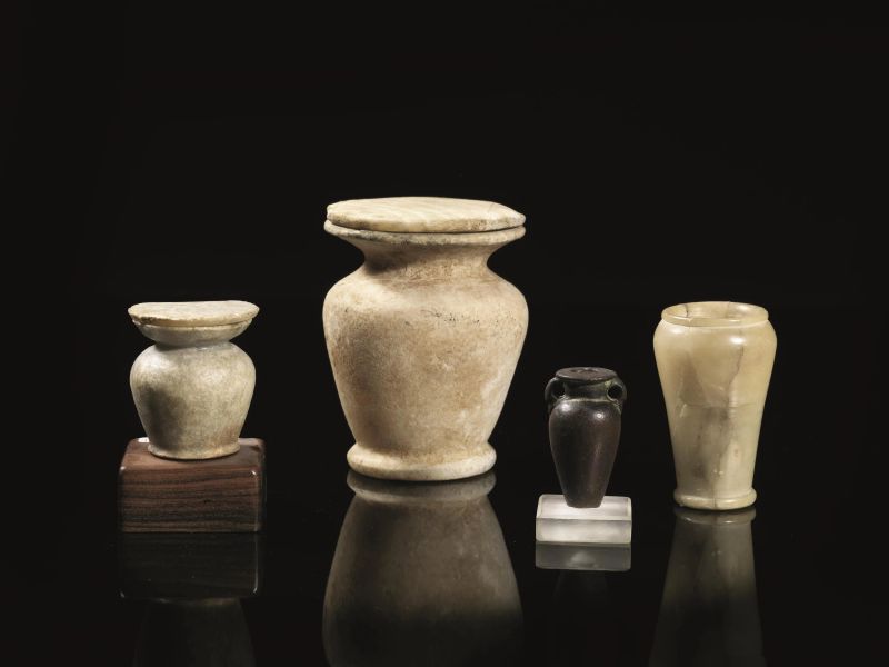      QUATTRO CONTENITORI PER COSMETICI   - Auction ANTIQUITIES - Pandolfini Casa d'Aste