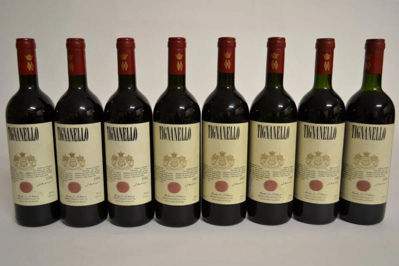 Tignanello Antinori  - Asta PANDOLFINI PER EXPO 2015: VINI PREGIATI E DA COLLEZIONE - Pandolfini Casa d'Aste