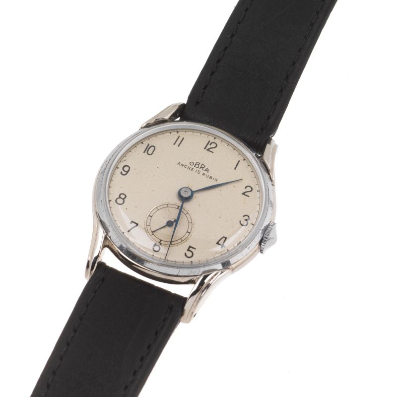 OBRA STAINLESS STEEL WRISTWATCH  - Auction ONLINE AUCTION | WATCHES AND PENS - Pandolfini Casa d'Aste