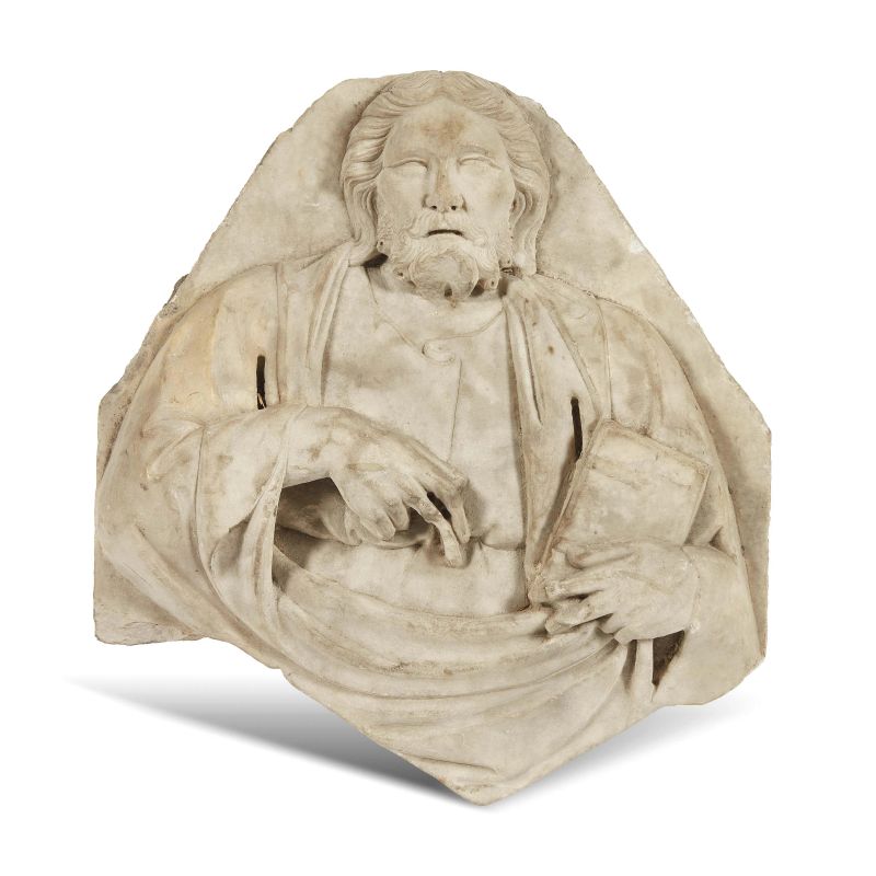 Tuscan sculptor in the circle of Tino di Camaino (Siena 1285 ca. - Naples 1337 ca.)  - Auction PAINTINGS, SCULPTURES AND WORKS OF ART FROM A FLORENTINE COLLECTION - Pandolfini Casa d'Aste