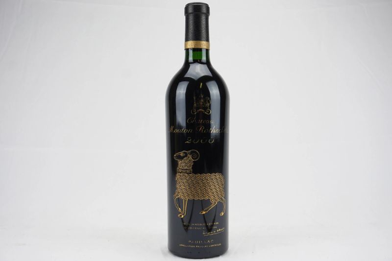      Ch&acirc;teau Mouton Rothschild 2000   - Asta Il Fascino e l'Eleganza - Un percorso tra i migliori Vini italiani e francesi - Pandolfini Casa d'Aste