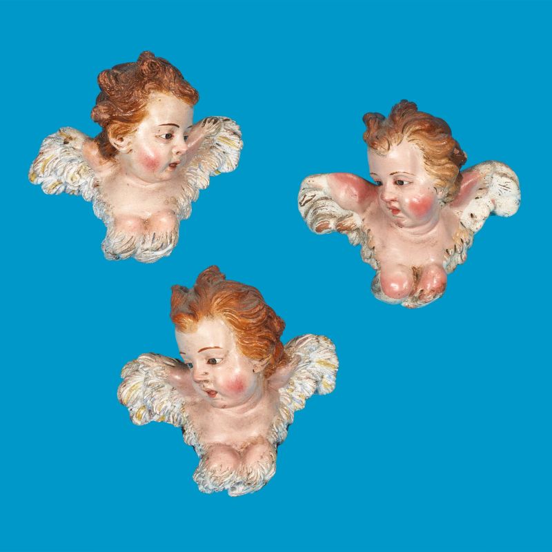 



TRE TESTE DI CHERUBINO, NAPOLI, SECOLO XVIII/XIX   - Asta PASTORI DA PRESEPE NAPOLETANI - Pandolfini Casa d'Aste