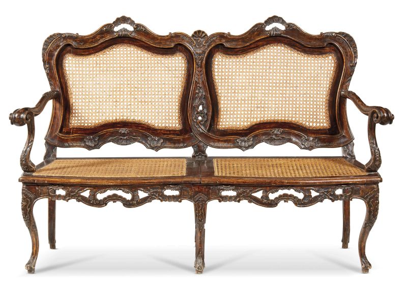      DIVANO, LOMBARDIA, SECOLO XVIII   - Auction Italian furniture and works of art - Pandolfini Casa d'Aste