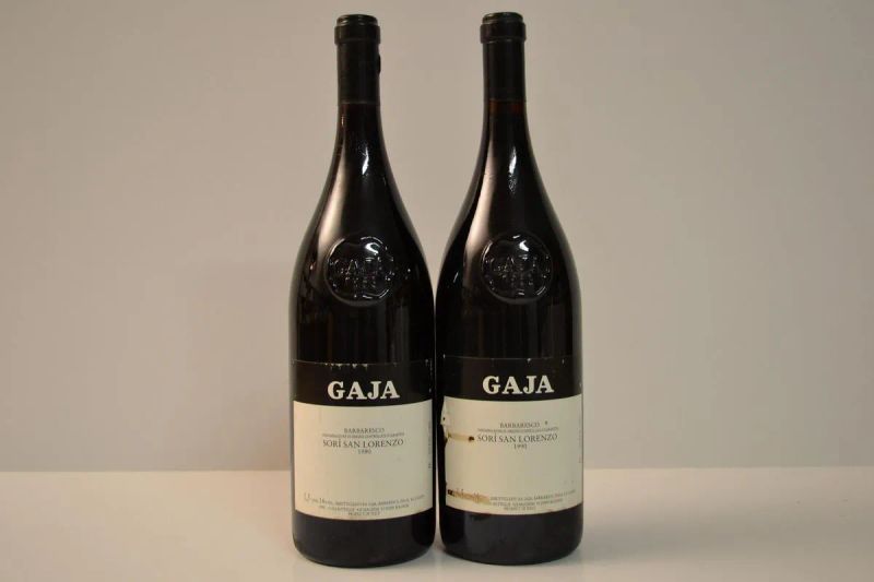 Sorì San Lorenzo Gaja 1990                                                  - Asta Vini e distillati da collezione da cantine selezionate - Pandolfini Casa d'Aste