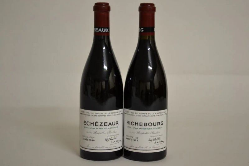 Selezione Domaine de la Romanee Conti 1999  - Asta PANDOLFINI PER EXPO 2015: VINI PREGIATI E DA COLLEZIONE - Pandolfini Casa d'Aste