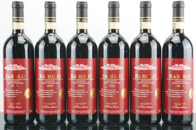Barolo Falletto Vigna le Rocche Riserva Etichetta Rossa Bruno Giacosa 2016  - Auction AS TIME GOES BY | Fine and Rare Wine - Pandolfini Casa d'Aste