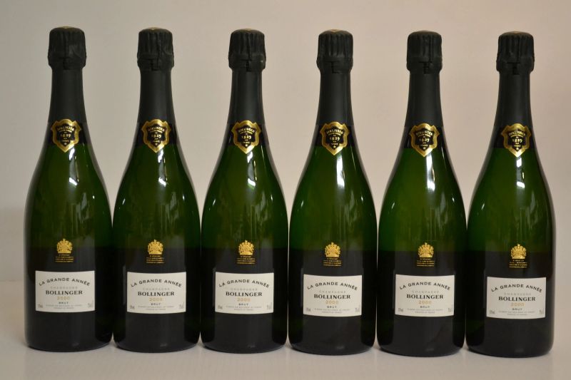 Bollinger Grand Ann&eacute;e 2000  - Auction A Prestigious Selection of Wines and Spirits from Private Collections - Pandolfini Casa d'Aste