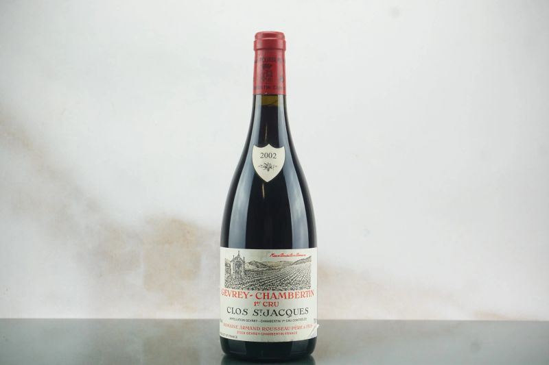 Gevrey-Chambertin Clos Saint Jacques Domaine Armand Rousseau 2002  - Auction LA RAFFINATEZZA DELLA COMPLESSITA' - Fine and Rare Wine - Pandolfini Casa d'Aste