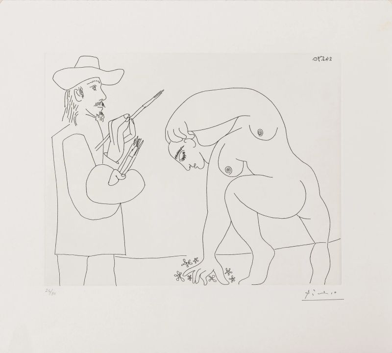 Pablo Picasso :      PABLO PICASSO   - Asta ASTA A TEMPO | ARTE MODERNA E CONTEMPORANEA - Pandolfini Casa d'Aste