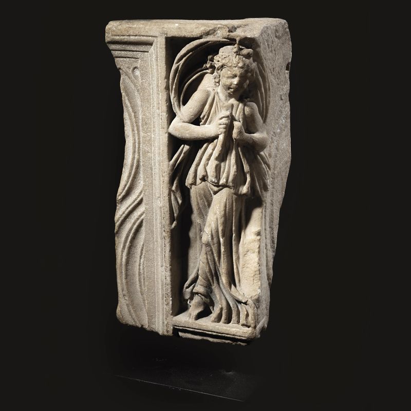 



FRAMMENTO DI SARCOFAGO  - Asta ARCHEOLOGIA - Pandolfini Casa d'Aste