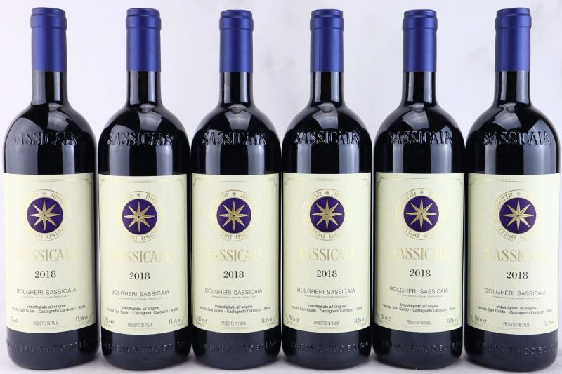 



Sassicaia Tenuta San Guido 2018  - Asta MATERIA - Vini Pregiati e da Collezione - Pandolfini Casa d'Aste