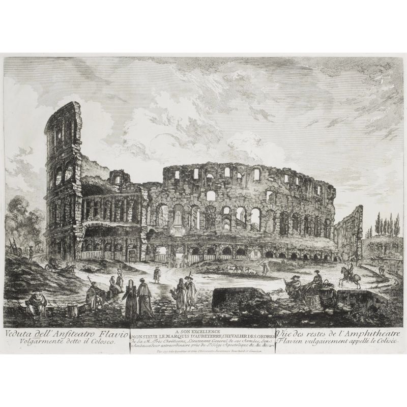 Barbault, Jean. [Les plus beaux édifices de Rome moderne. Roma, Bourchard e Gravier, circa 1760]  - Asta LIBRI, MANOSCRITTI, AUTOGRAFI E STAMPE - Pandolfini Casa d'Aste