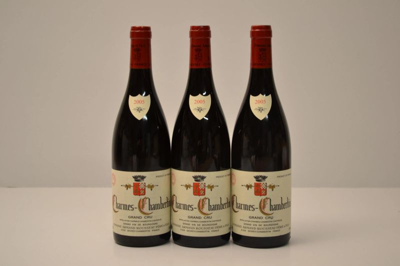 Charmes-Chambertin Domaine Armand Rousseau 2005  - Asta Una Eccezionale Selezione di Vini e Distillati Internazionali da Collezioni Private - Pandolfini Casa d'Aste