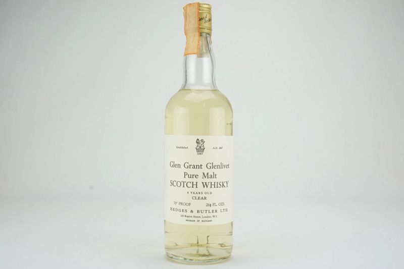 Glen Grant Glenlivet  - Auction Summer Spirits | RUM, WHISKY AND COLLECTIBLE SPIRITS - Pandolfini Casa d'Aste