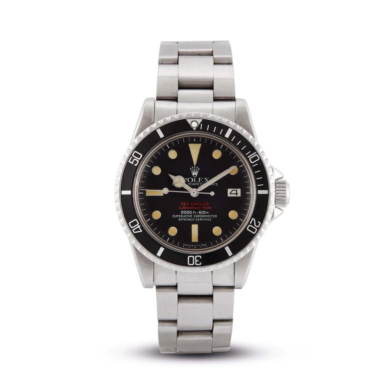 



ROLEX SEA-DWELLER DOUBLE RED REF. 1665 N. 40303XX STAINLESS STEEL WRISTWATCH, 1975  - Auction WATCHES - Pandolfini Casa d'Aste