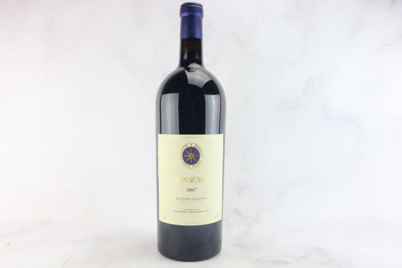 



Sassicaia Tenuta San Guido 2007  - Auction La Joie du Vin - Fine and Rare Wine - Pandolfini Casa d'Aste