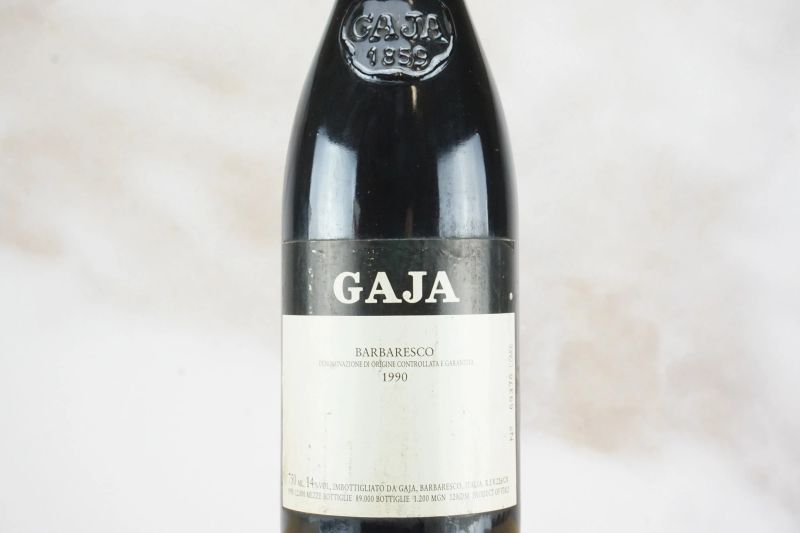 Barbaresco Gaja 1990  - Asta Smart Wine 2.0 | Asta Online - Pandolfini Casa d'Aste