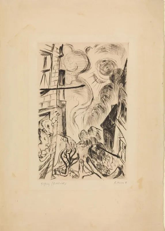 Beckmann, Max  - Auction OLD MASTER AND MODERN PRINTS AND DRAWINGS - OLD AND RARE BOOKS - Pandolfini Casa d'Aste