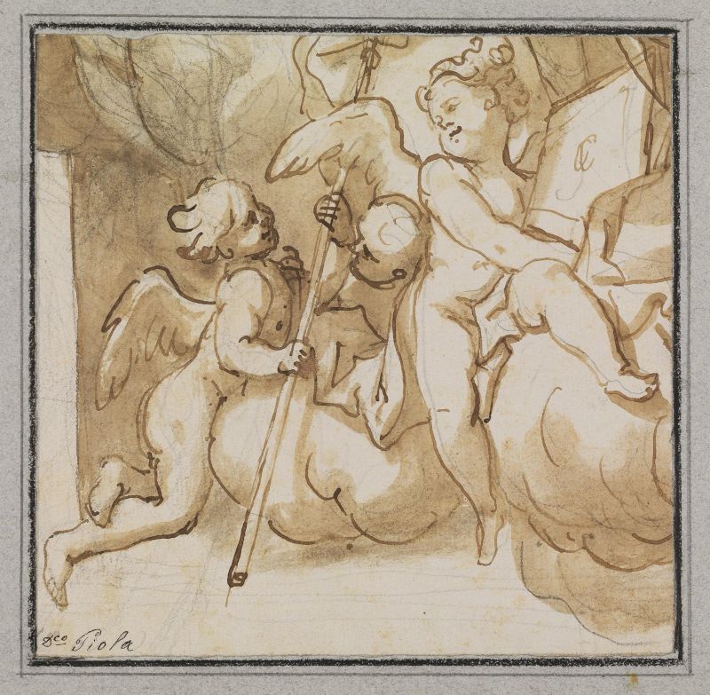      Domenico Piola   - Asta Opere su carta: disegni, dipinti e stampe dal secolo XV al XIX - Pandolfini Casa d'Aste